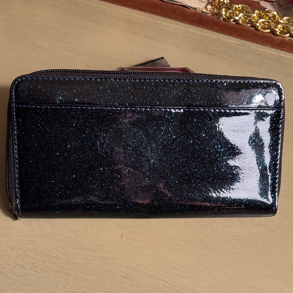 Kate Spade Black Sparkle Wallet NWOT - Picture 11 of 13